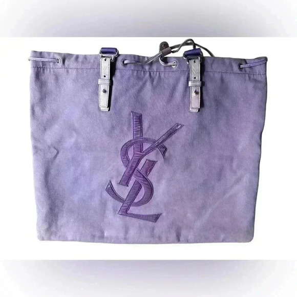 YSL Rive Gauche X-Large Canvas Tote - Picture 16 of 16
